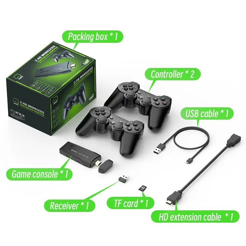 Consola HDMI Game Stick – Diversión Inmediata en Tu Televisor