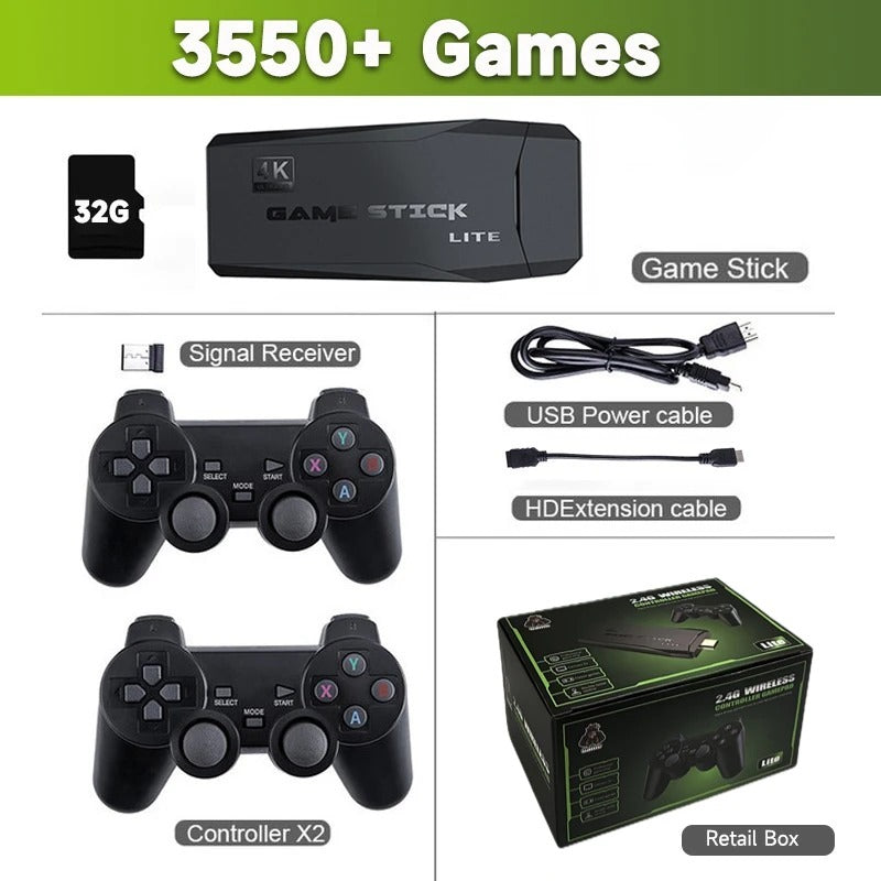 Consola HDMI Game Stick – Diversión Inmediata en Tu Televisor